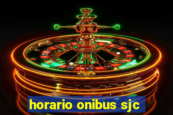 horario onibus sjc